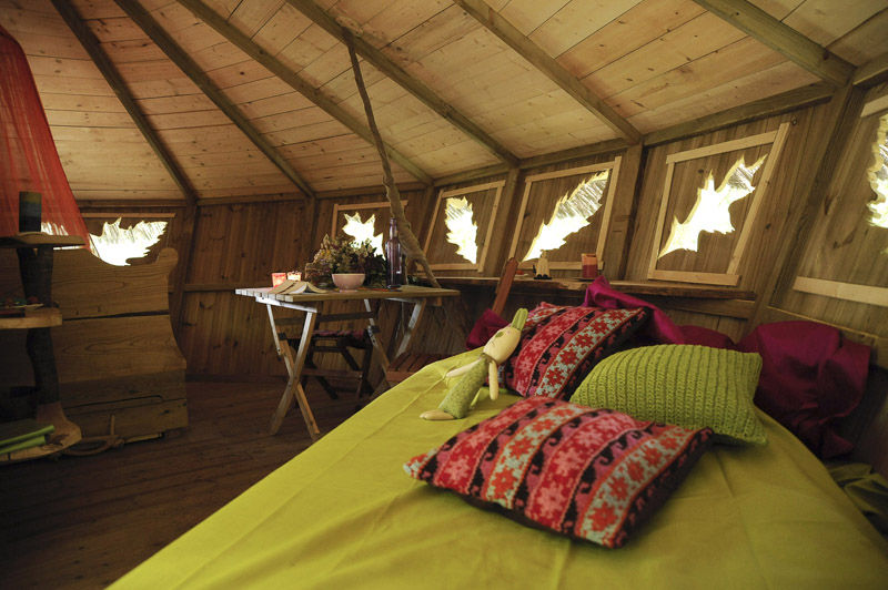 Cabane de la Digue - la chambre des parents